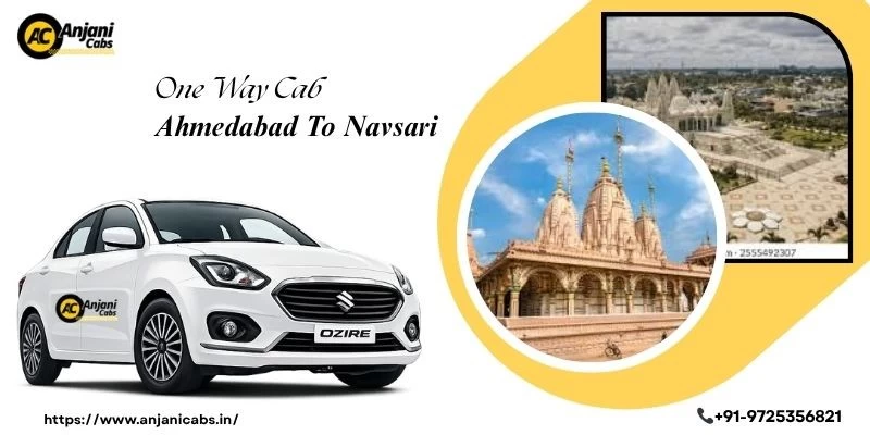 One Way Cab Ahmedabad To Navsari