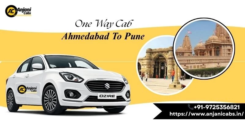 One Way Cab Ahmedabad To Pune