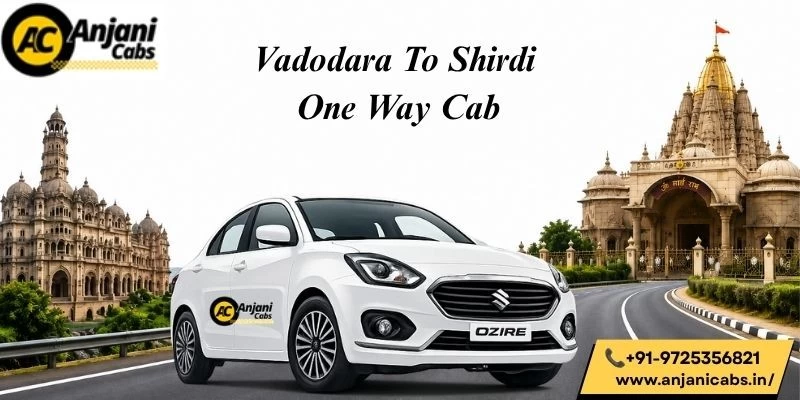 Vadodara To Shirdi One Way Cab