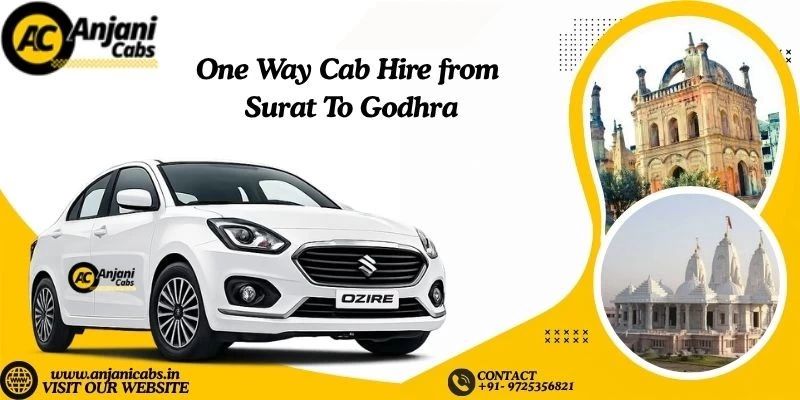 One Way Cab/taxi Hire From Surat To Godhra
