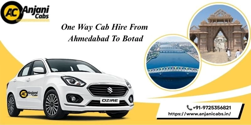 One Way Cab/taxi Hire From Ahmedabad To Botad