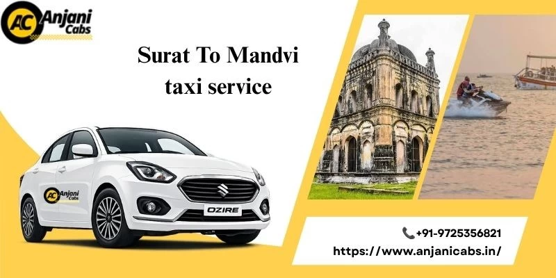 One Way Cab Hire From Surat To Mandvi