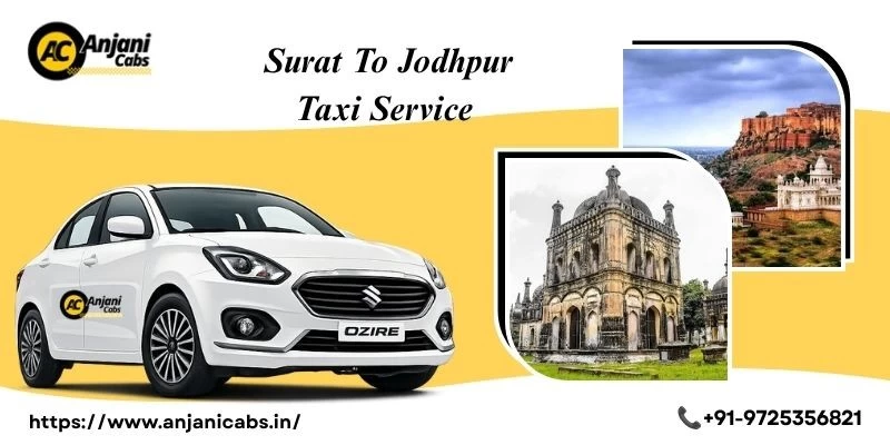 Surat To Jodhpur Taxi Service