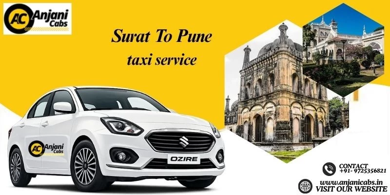 One Way Cab Hire From Surat To Pune