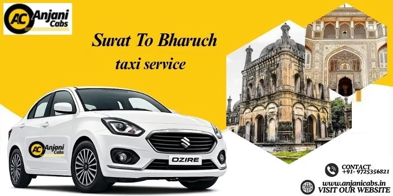 One Way Cab Hire From Surat To Bharuch