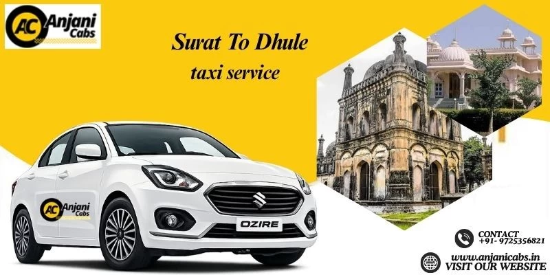 One Way Cab Hire From Surat To Dhule
