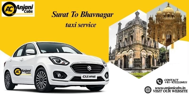 One Way Cab Hire From Surat To Bhavnagar