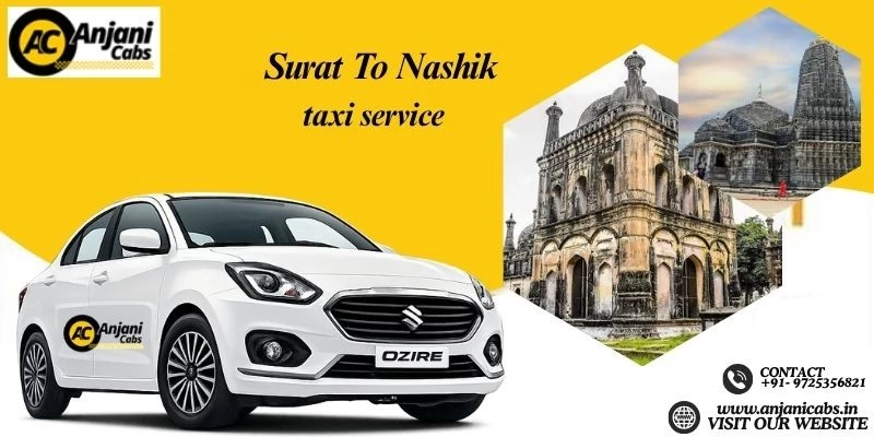 One Way Cab Hire From Surat To Nashik