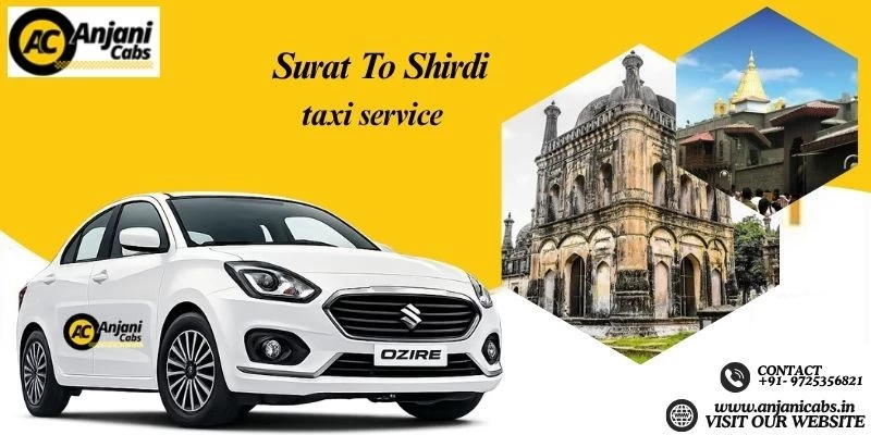 One Way Cab Hire From Surat To Shirdi