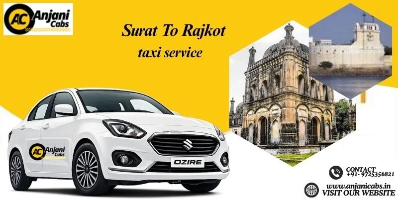 One Way Cab Hire From Surat To Rajkot