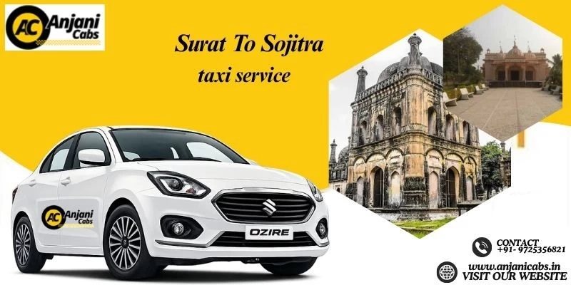 One Way Cab Hire From Surat To Sojitra