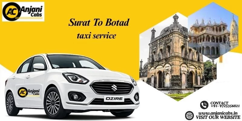 One Way Cab Hire From Surat To Botad