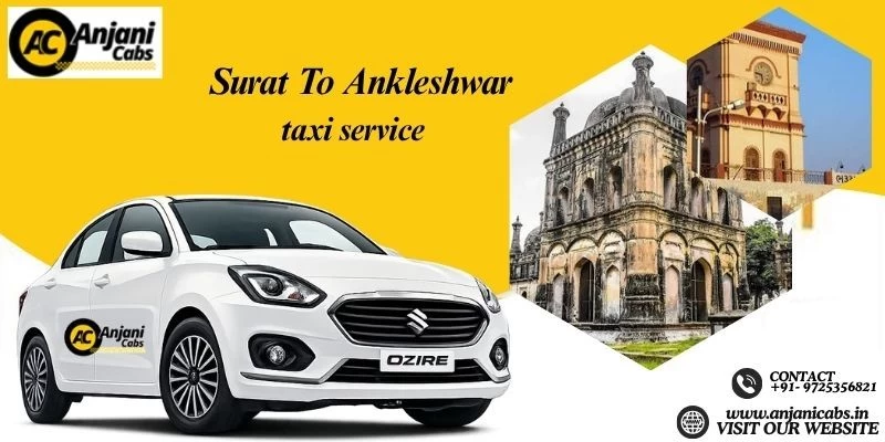 One Way Cab Hire From Surat To Ankleshwar