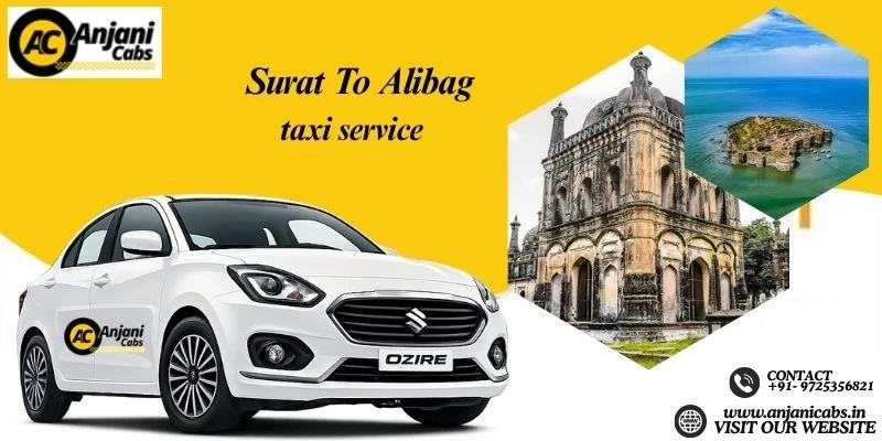 One Way Cab Hire From Surat To Alibag