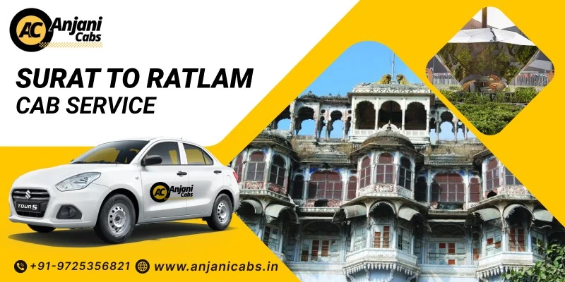Surat To Ratlam Cab Service