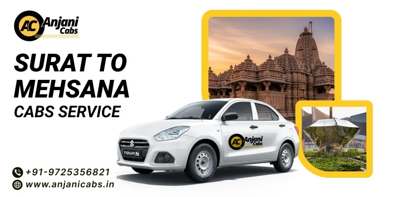 Surat To Mehsana Cab Service
